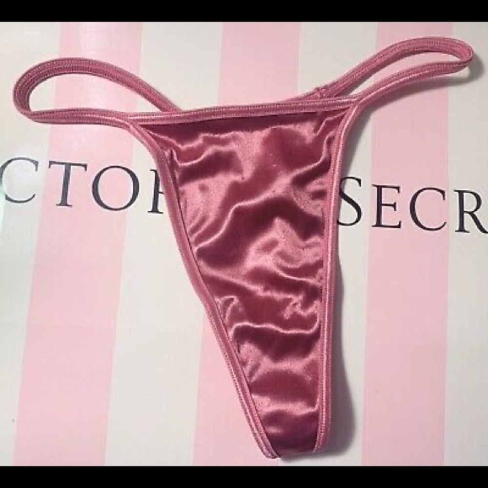 ISO Victoria’s Secret Satin Second Skin Thongs